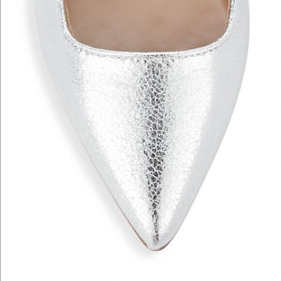 BCBGeneration Nikita Crinkle Metallic Flats - Picture 3 of 5